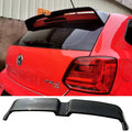 2012 To 2018 For VW Volkswagen POLO 6R Odinger Style Rear Roof Spoiler Wing Lip By ABS Gloss Black Cabrbon Look Body Kit Cover