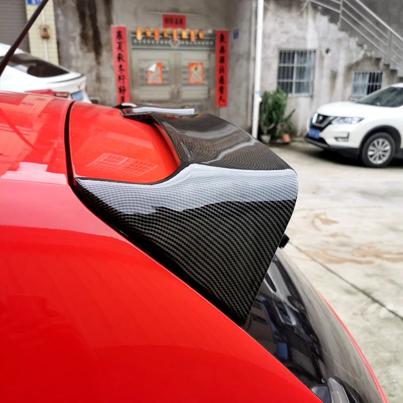 2012 To 2018 For VW Volkswagen POLO 6R Odinger Style Rear Roof Spoiler Wing Lip By ABS Gloss Black Cabrbon Look Body Kit Cover