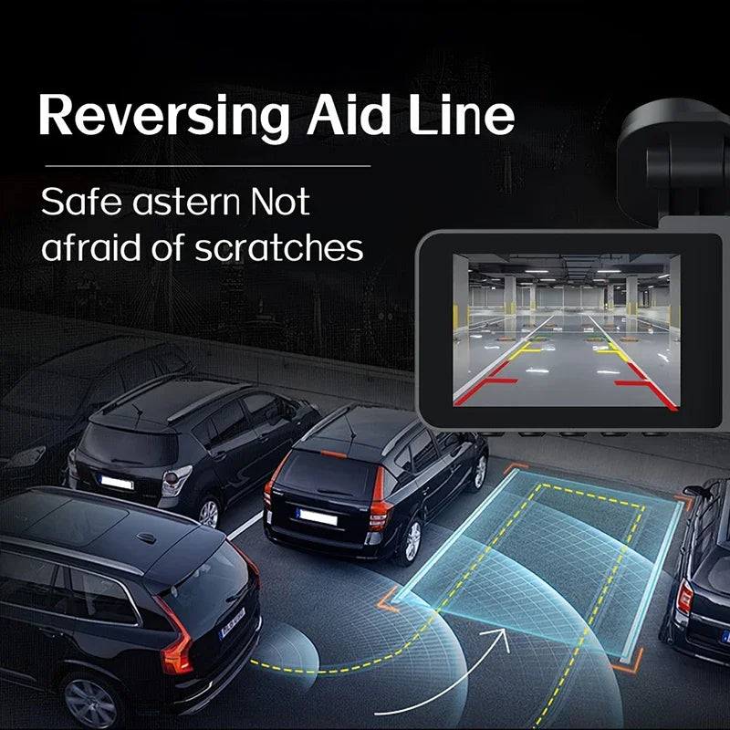 NEW Car DVR 1080P HD WIFI 2/3Camera Dash Cam For Car Camera Video Recorder Front Rear View Camera Night Vision Car Accessories