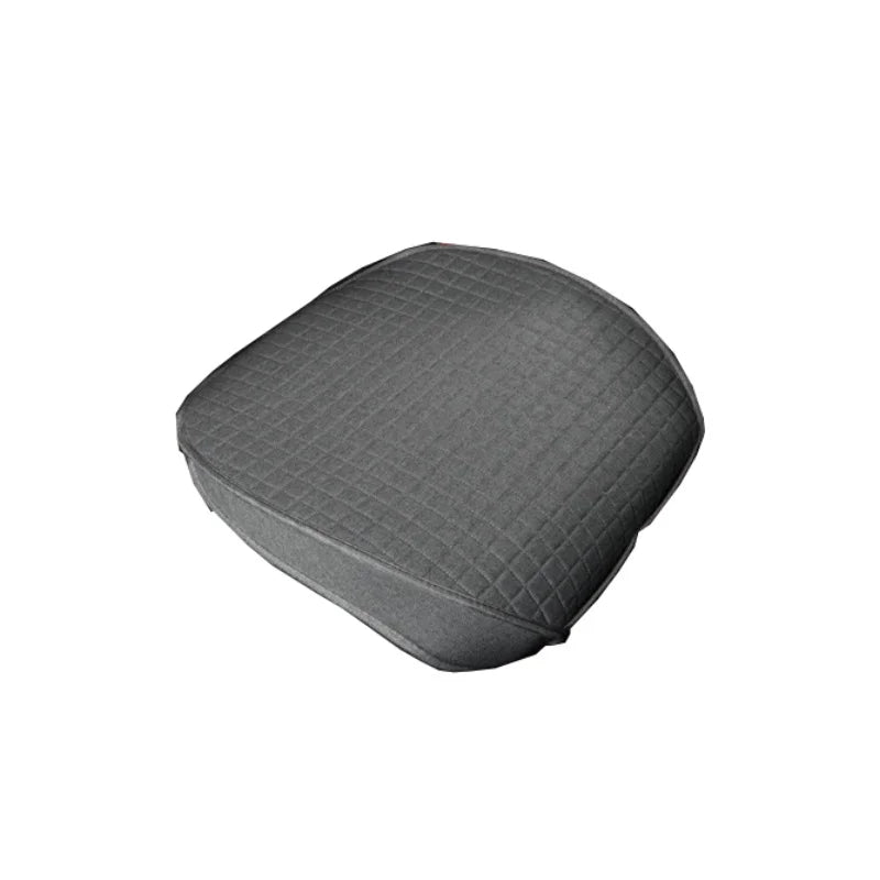 Car Seat Covers Universal Flax Front Rear Breathable Linen Cushion Anti Slip Auto Seat Protector Mat Pad Four Seasons